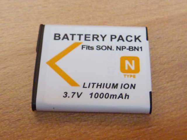 NP-BN1互換バッテリを購入 | rubichiro.net